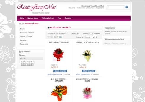 tienda online rosasfloresymas